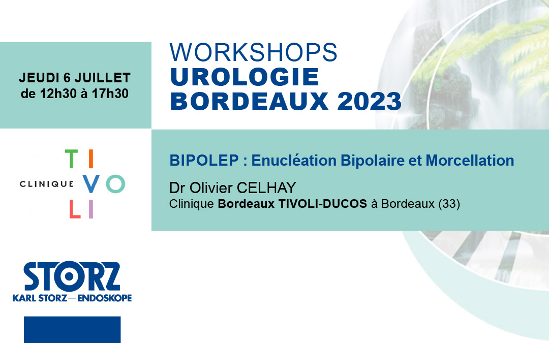 Worshops organisé par le Dr Olivier CELHAY jeudi 6 juillet sur l’Enucleation Bipolaire et Morcellation
